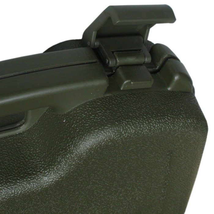 MFH Pistolenkoffer Kunststoff groß oliv mit Schaumstoffeinsatz